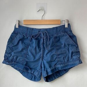 Joie Cotton Blue Drawstring Shorts